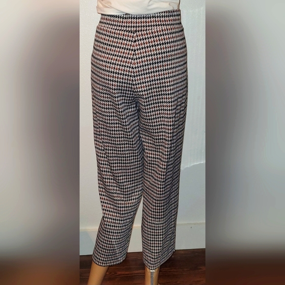 GRAVER Susan Graver PM Jacquard Knit AVA Slim Ankle Pants in Umber/Black - Picture 6 of 9